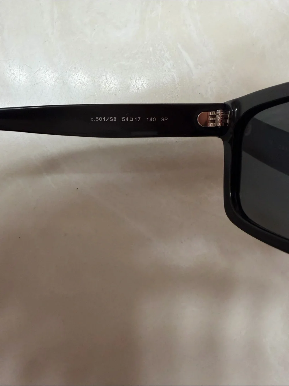 CHANEL Black Acetate Square Sunglasses with Gradient Gray Lenses